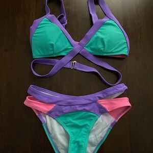 Color Block Bikini